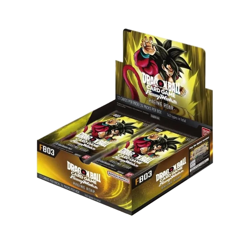 Dragon Ball Super Card Game FB-03 Fusion World Box Raging Roar Booster Box