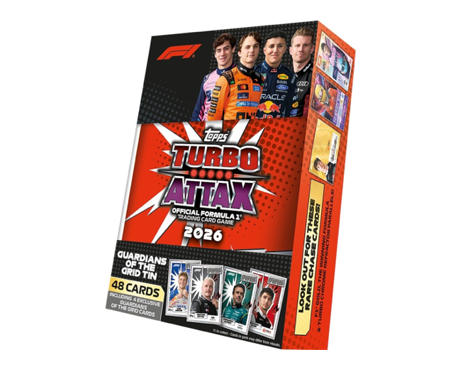 Topps Turbo Attax Formula 1 2026 Mega Tin | F1 Trading Cards