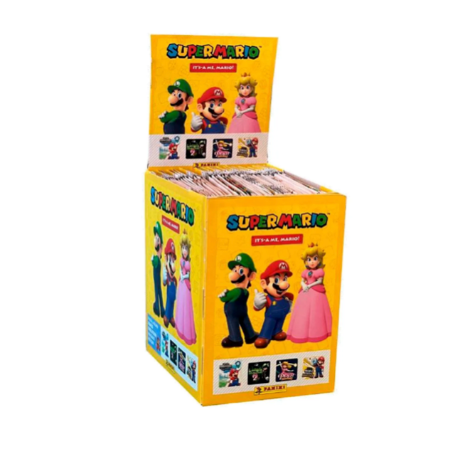 Panini Cromos Super Mario It's-a Me, Mario! | Sealed Box 50 Packs