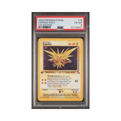 PSA 6 Zapdos Shadowless 1st Edition #15