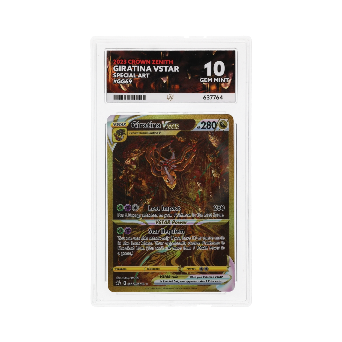 ACE 10 Giratina Vstar GG69 Special Art - Perfect 10