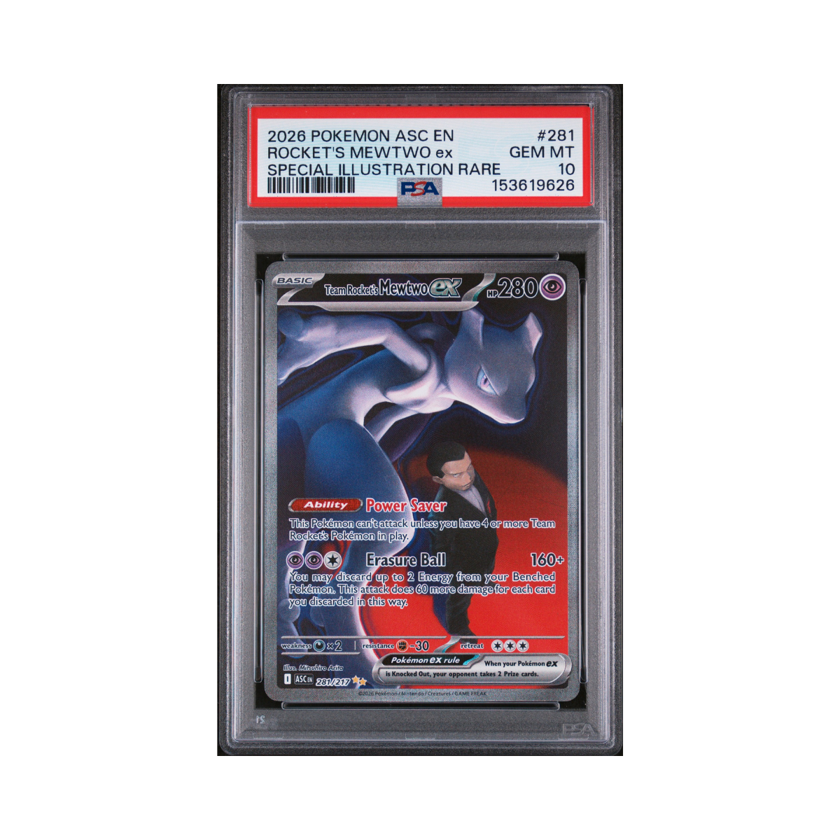 PSA 10 Mewtwo #281