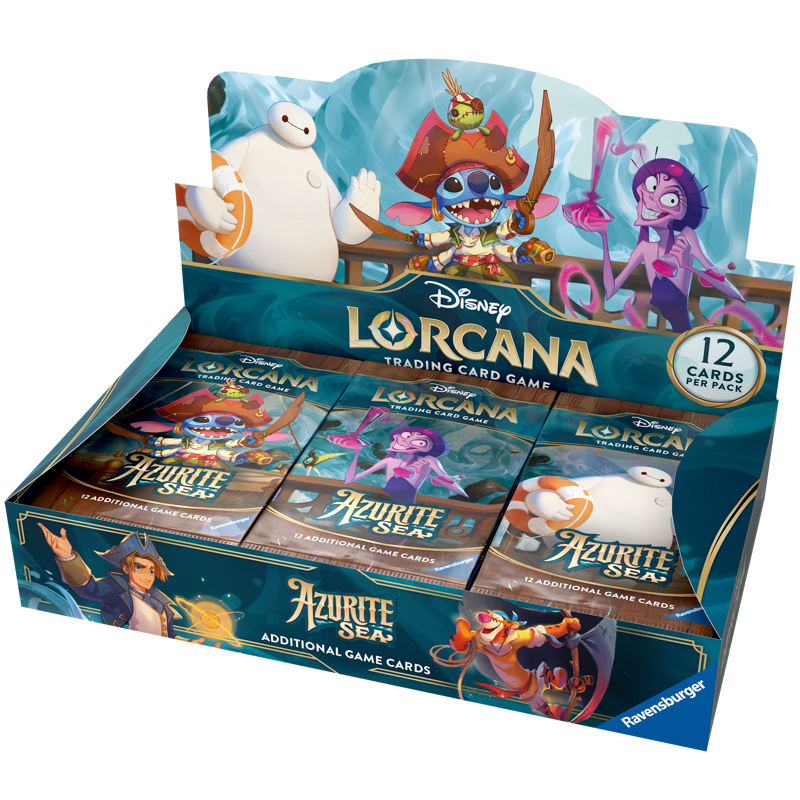 Disney Lorcana Azurite Sea Booster Display