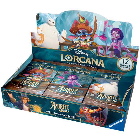 Disney Lorcana Azurite Sea Booster Display