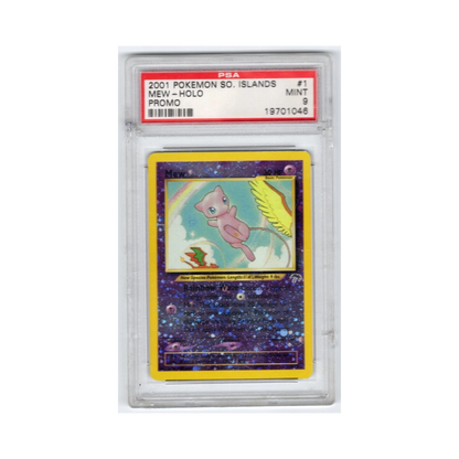 PSA 9 Mew-Holo #1 Southern Islands Promo English