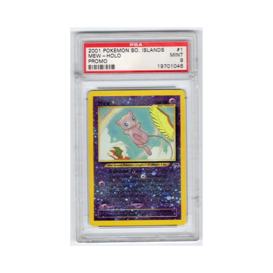 PSA 9 Mew-Holo #1 Southern Islands Promo English
