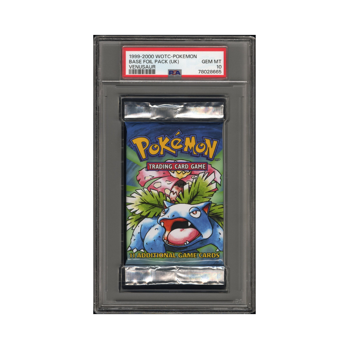 PSA 10 WOTC 1999 Base Set Venusaur - Booster Pack (POP 41)