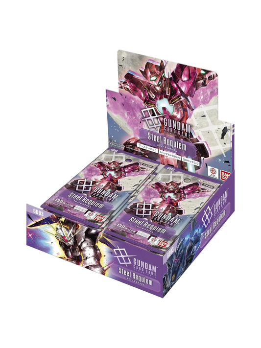 Gundam Card Game GD-03 Steel Requiem Booster Box 12-Card Packs