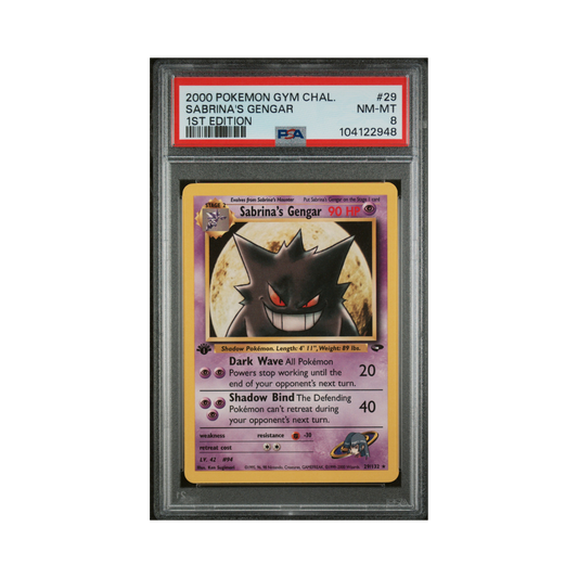 PSA 8 Sabrina's Gengar 1st Edition #29