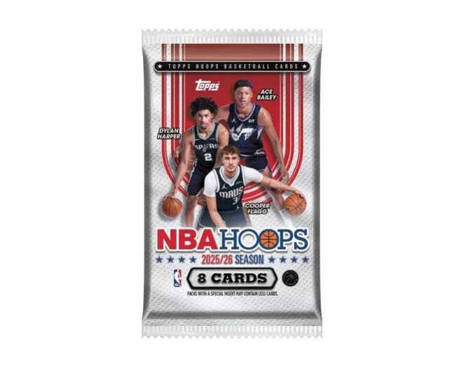 Topps NBA Basketball Hoops 2025/26 | Single Booster Pack