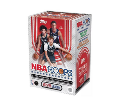 Topps NBA Basketball Hoops 2025/26 Value Box | 7 Packs