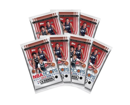 Topps NBA Basketball Hoops 2025/26 Value Box | 7 Packs