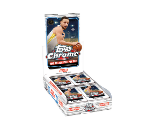 Topps Chrome Basketball 2024/25 Hobby Box | Factory Sealed