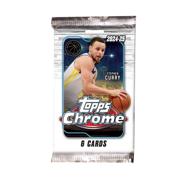 Topps Chrome Basketball 2024/25 Hobby Box | Single Booster Pack