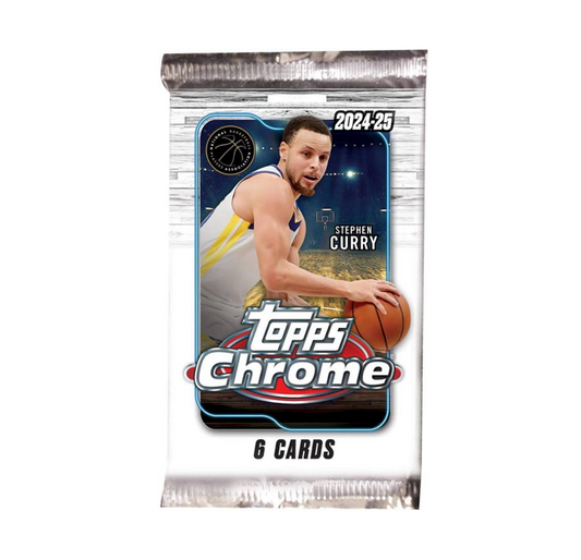 Topps Chrome Basketball 2024/25 Hobby Box | Single Booster Pack