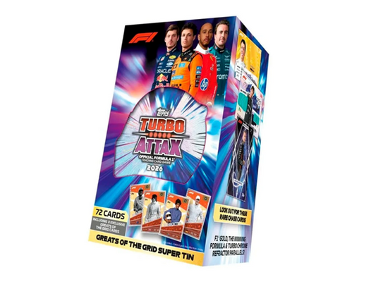 Topps Turbo Attax Formula 1 2026 Super Tin | F1 Trading Cards