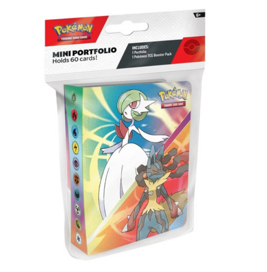 Pokémon Mega Evolution Mini Portfolio + 1 Booster Pack