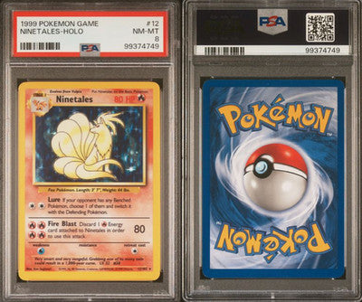PSA 8 Ninetales Holo 12